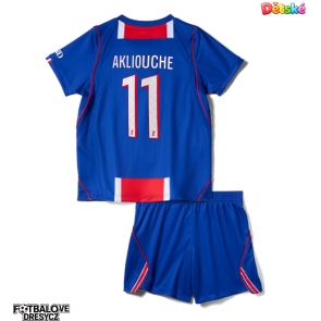 Paris Saint-Germain Maghnes Akliouche #11 Dětské Domácí dres komplet 2026-27 Krátký Rukáv (+ trenýrky)